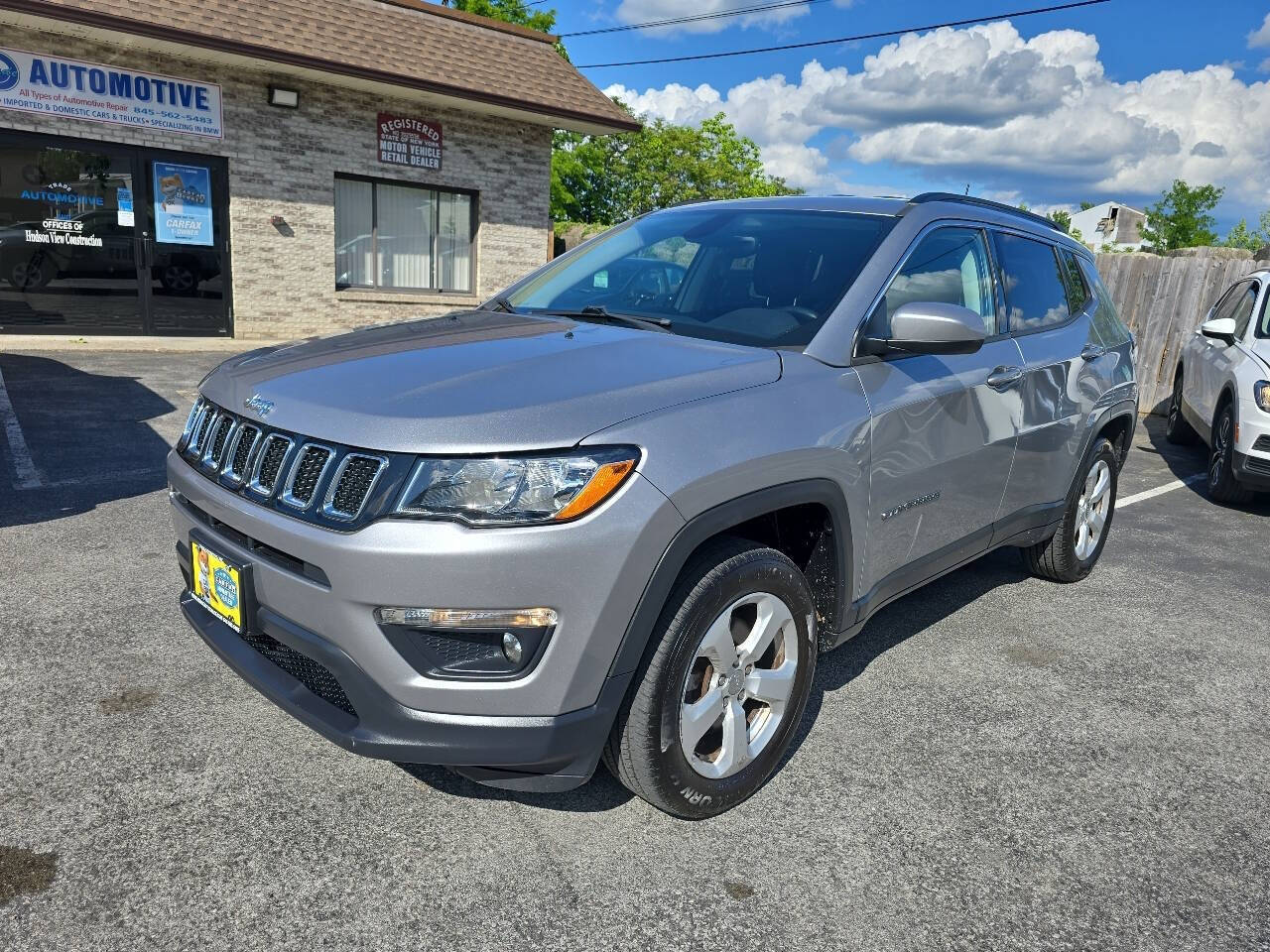 Silver 2018 Jeep Compass Latitude 4x4 Latitude 4dr SUV 2