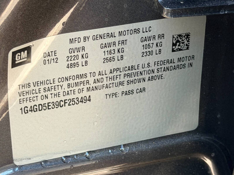 2012 Buick LaCrosse Premium 1