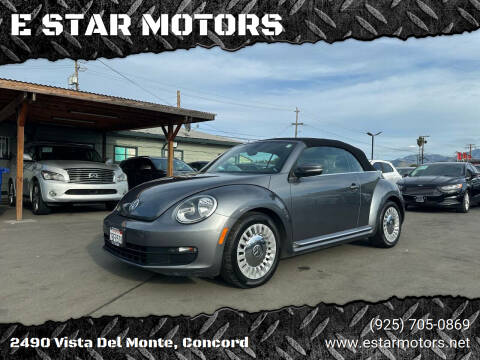 2013 Volkswagen Beetle Convertible for sale at E STAR MOTORS in Concord CA