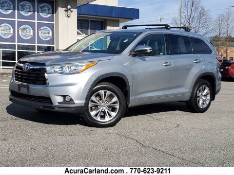 2015 Toyota Highlander for sale at Acura Carland in Duluth GA