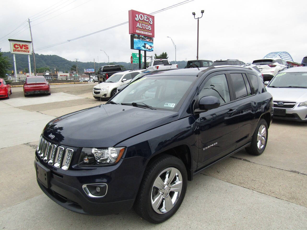 True Blue Pearl Coat 2017 Jeep Compass SUV / Crossover Four-Wheel Drive 6-Speed Automatic