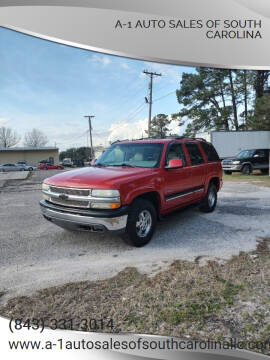 2001 Chevrolet Tahoe for sale at A-1 Auto Sales Of South Carolina in Conway SC