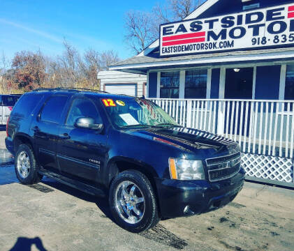 2012 Chevrolet Tahoe for sale at EASTSIDE MOTORS in Tulsa OK