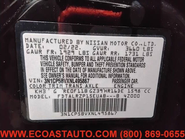 2022 Nissan Kicks S