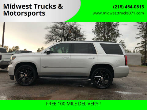 2015 Chevrolet Tahoe for sale at Midwest Trucks & Motorsports in Merrifield MN