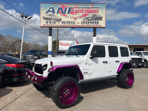 2020 Jeep Wrangler Unlimited for sale at ANF AUTO FINANCE in Houston TX