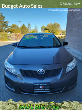2009 Toyota Corolla for sale at Budget Auto Sales in Carson City NV