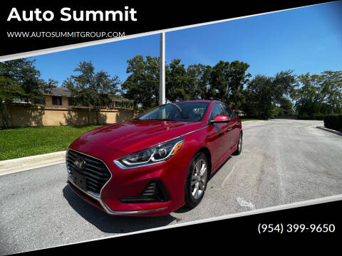 2018 Hyundai Sonata for sale at Auto Summit in Hollywood FL