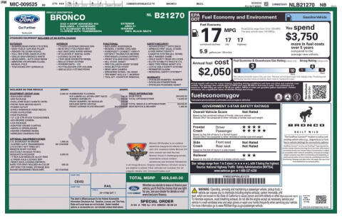 2022 Ford Bronco Badlands Advanced