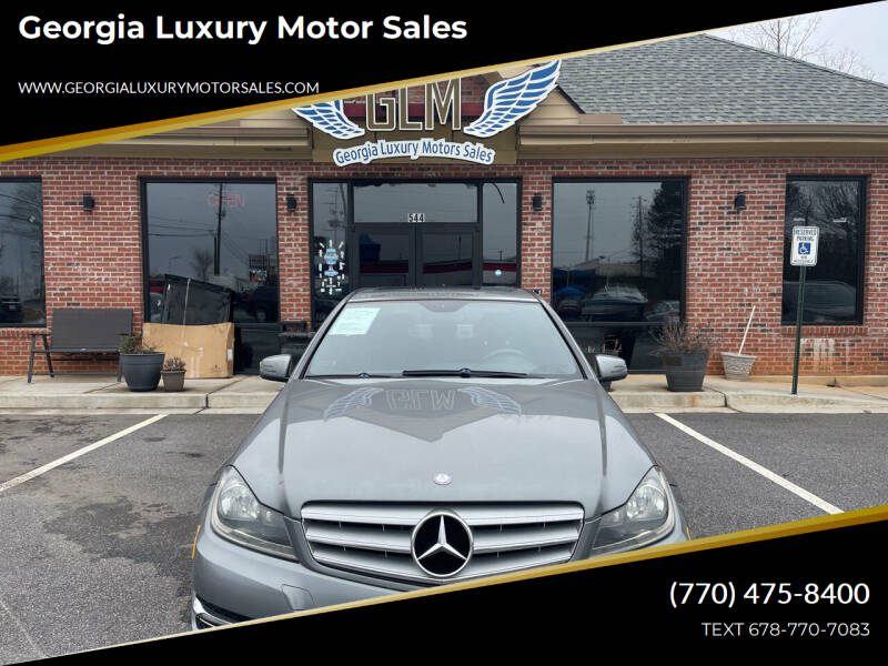 2012 Mercedes-Benz C-Class for sale at Georgia Luxury Motor Sales in Cumming GA