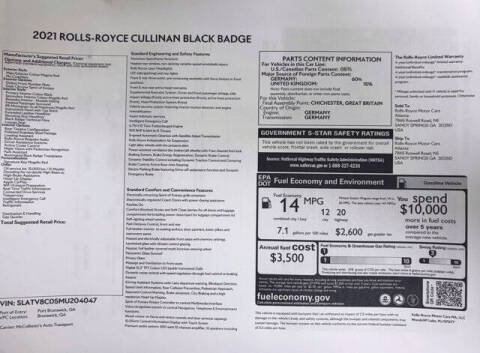 2021 Rolls-Royce Black Badge Cullinan
