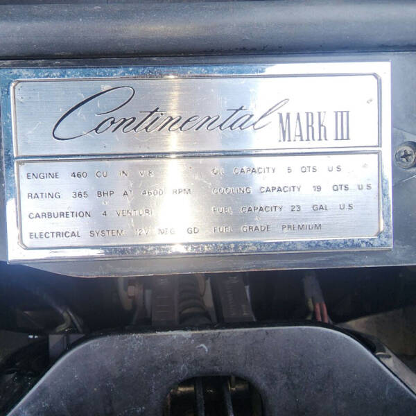 1971 Lincoln Continental