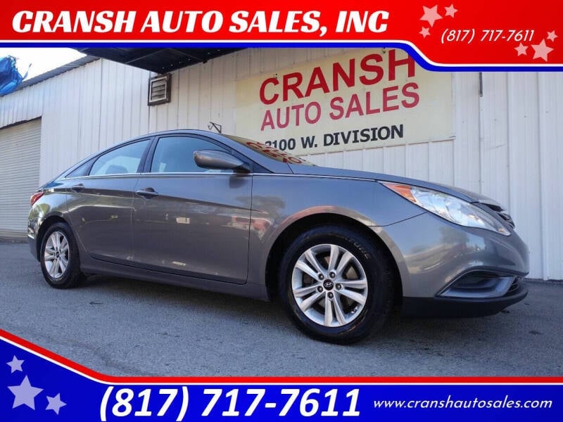 2013 Hyundai Sonata for sale at CRANSH AUTO SALES, INC in Arlington TX