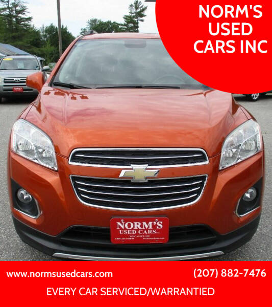 2015 Chevrolet Trax for sale at NORM'S USED CARS INC in Wiscasset ME