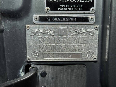 1988 Rolls-Royce Silver Spur