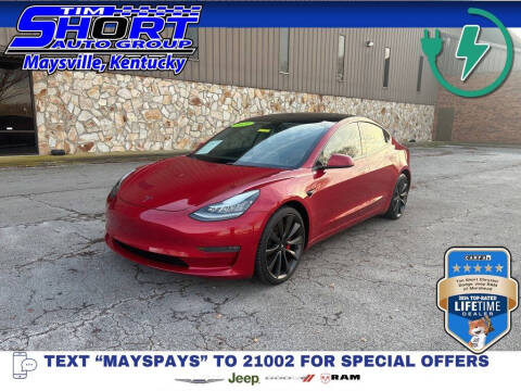 2020 Tesla Model 3 for sale at Tim Short CDJR of Maysville in Maysville KY