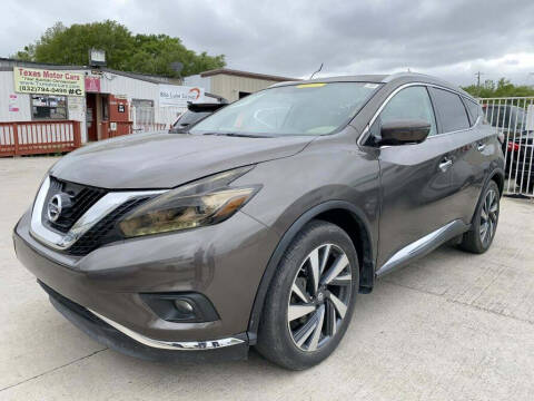 2017 Nissan Murano for sale at TEXAS MOTOR CARS in Houston TX