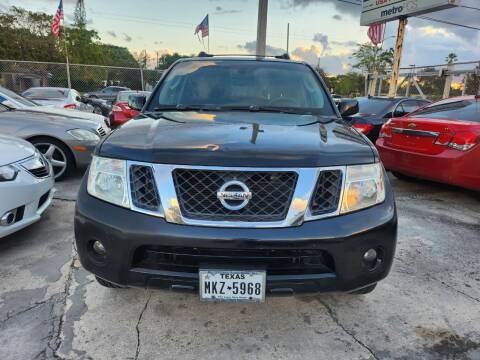 2011 Nissan Pathfinder for sale at 1st Klass Auto Sales in Hollywood FL