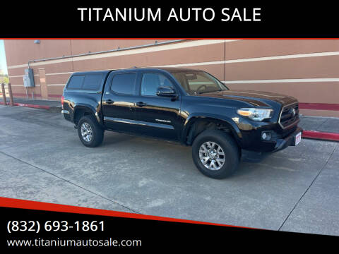2017 Toyota Tacoma for sale at TITANIUM AUTO SALE in Houston TX