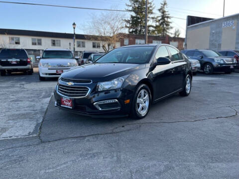 2016 Chevrolet Cruze Limited for sale at Apex Motors Inc. in Tacoma WA