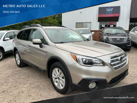 2016 Subaru Outback for sale at METRO AUTO SALES LLC in Lino Lakes MN