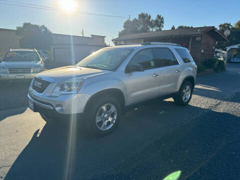 2012 GMC Acadia for sale at Manzanita Car Sales in Gridley CA