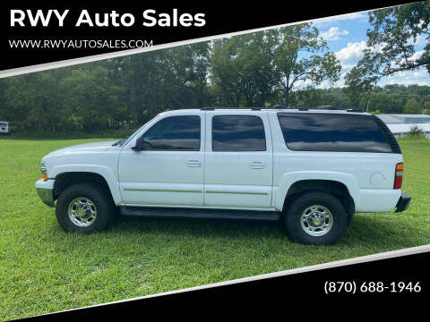 2003 Chevrolet Suburban for sale at RWY Auto Sales in Harrison AR