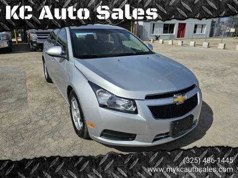 2014 Chevrolet Cruze for sale at KC Auto Sales in San Angelo TX