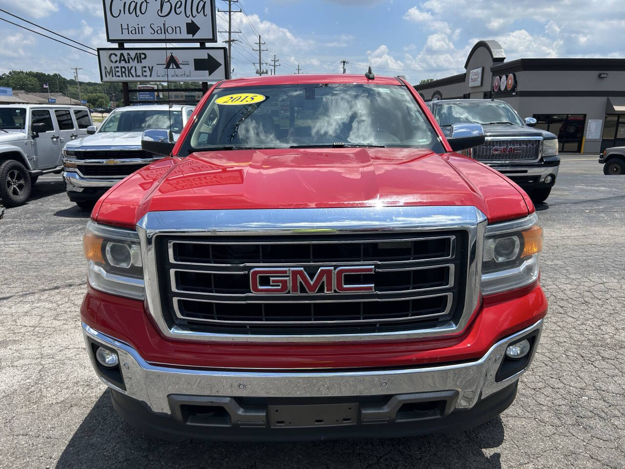 Red 2015 GMC Sierra 1500 SLT 1