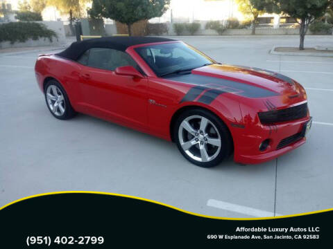 2012 Chevrolet Camaro for sale at Affordable Luxury Autos LLC in San Jacinto CA