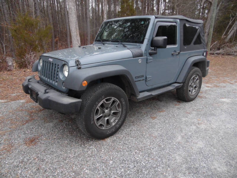 2014 Jeep Wrangler for sale at Williams Auto & Truck Sales in Cherryville NC