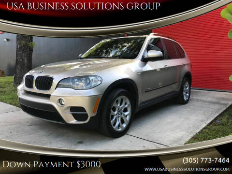 2013 BMW X5 for sale at USA BUSINESS SOLUTIONS GROUP in Davie FL