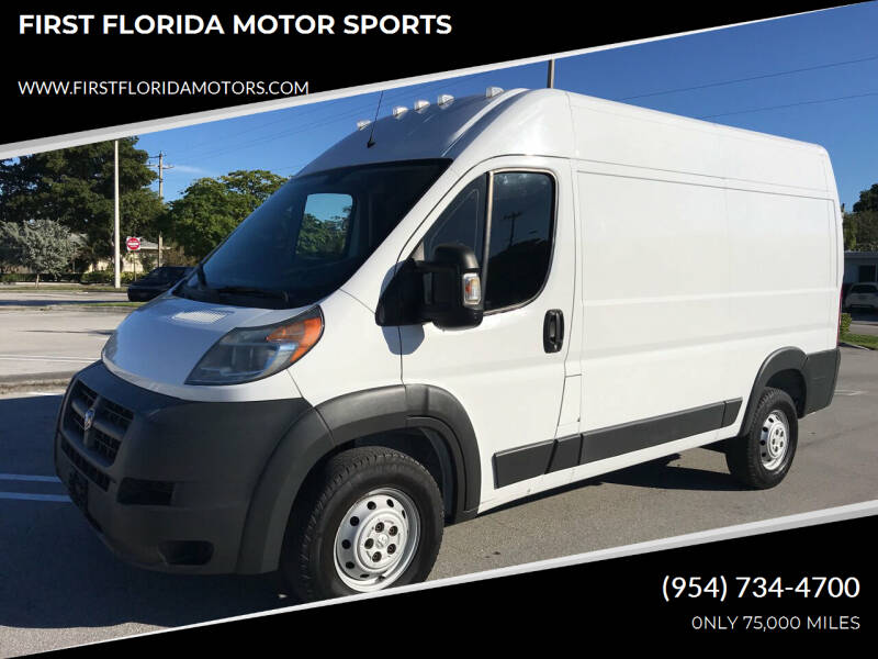 2014 RAM ProMaster Cargo for sale at FIRST FLORIDA MOTOR SPORTS in Pompano Beach FL