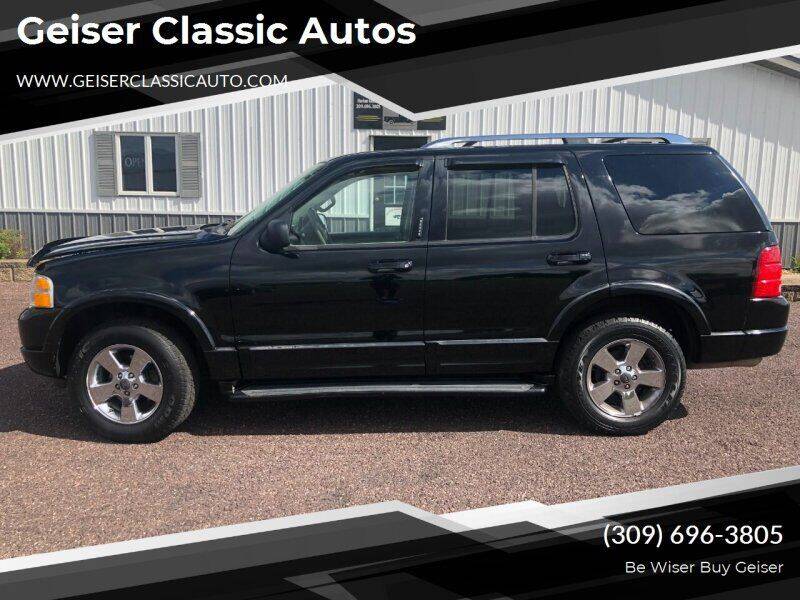 2003 Ford Explorer for sale at Geiser Classic Autos in Roanoke IL