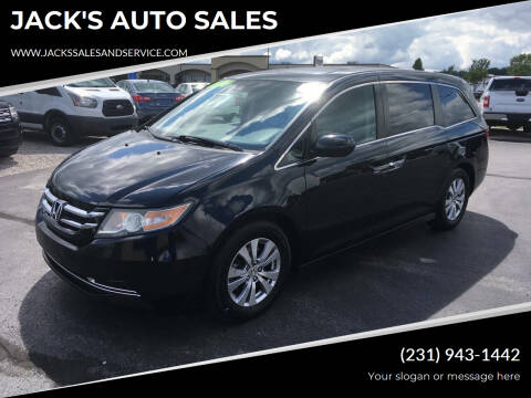 2015 Honda Odyssey for sale at JACK'S AUTO SALES in Traverse City MI