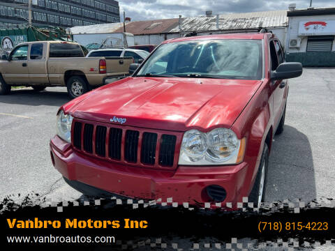 2006 Jeep Grand Cherokee for sale at Vanbro Motors Inc in Staten Island NY