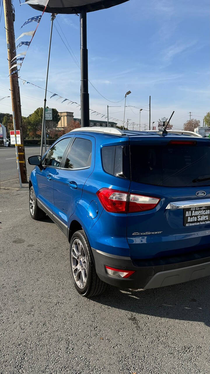 2018 Ford EcoSport for sale at ALL AMERICAN AUTO SALES in San Mateo, CA