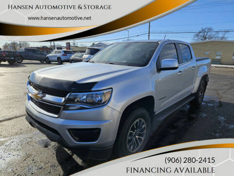 2018 Chevrolet Colorado for sale at Hansen Automotive & Storage in Escanaba MI