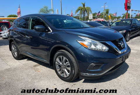 2017 Nissan Murano for sale at AUTO CLUB OF MIAMI, INC in Miami FL