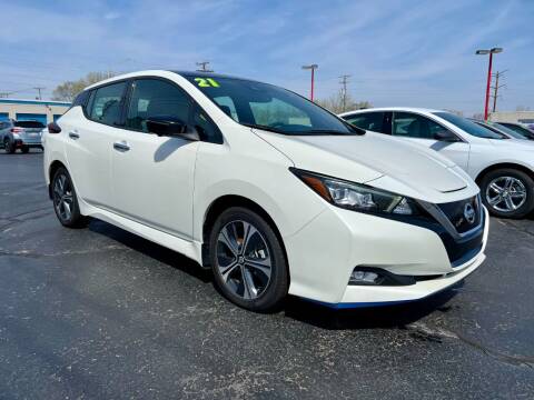 2021 Nissan LEAF for sale at Windsor Auto Sales in Loves Park IL
