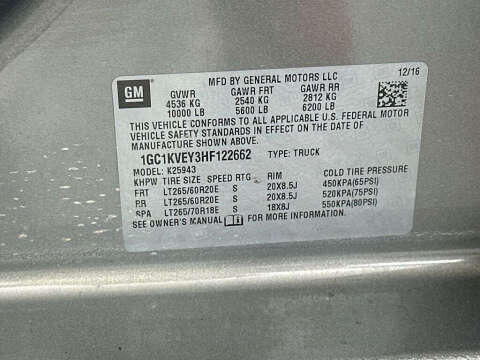 2017 Chevrolet Silverado 2500HD