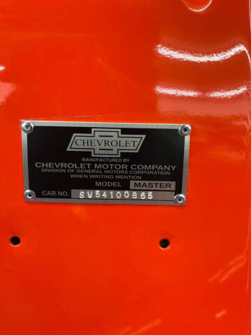 1938 Chevrolet Master Deluxe