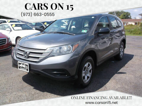 2014 Honda CR-V for sale at Cars On 15 in Lake Hopatcong NJ