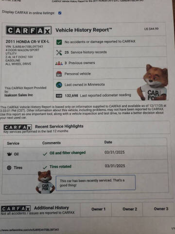 2011 Honda CR-V EX-L