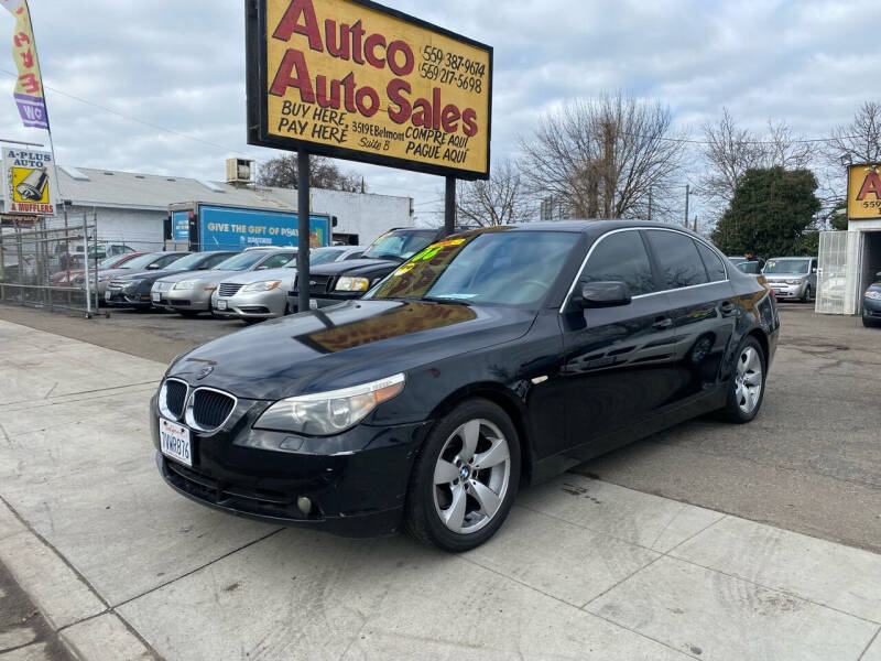 2006 BMW 5 Series for sale at AUTCO AUTO SALES in Fresno CA