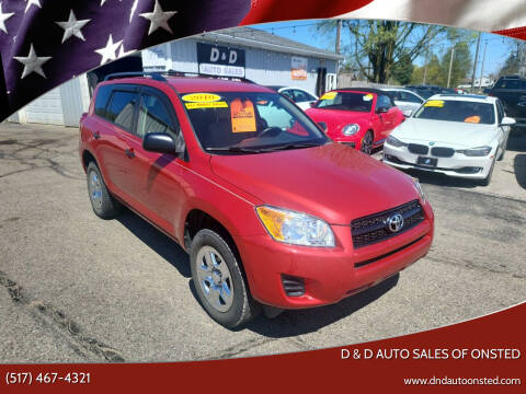 2010 Toyota RAV4 for sale at D & D Auto Sales Of Onsted in Onsted MI