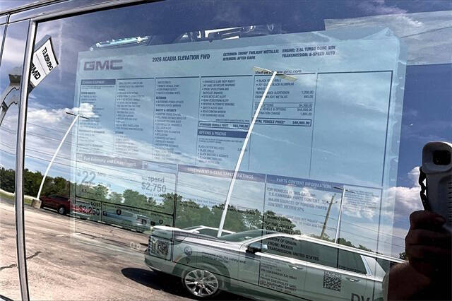 2026 GMC Acadia Elevation