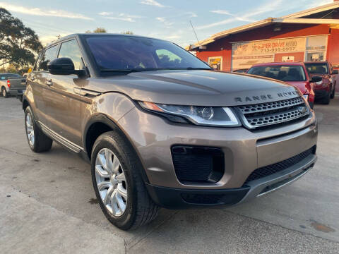 2019 Land Rover Range Rover Evoque for sale at SUPER DRIVE MOTORS in Houston TX