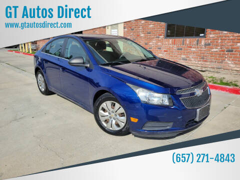 2012 Chevrolet Cruze for sale at GT Autos Direct in Garden Grove CA