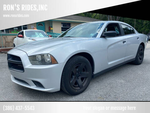 2013 Dodge Charger for sale at RON'S RIDES,INC in Bunnell FL